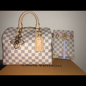 NOT FOR SALE! Speedy Bandouliere 25 azur.